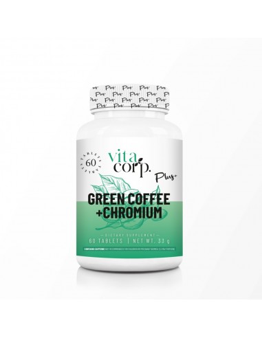 GREEN COFFEE CHROMIUM 60TABS VITACORP