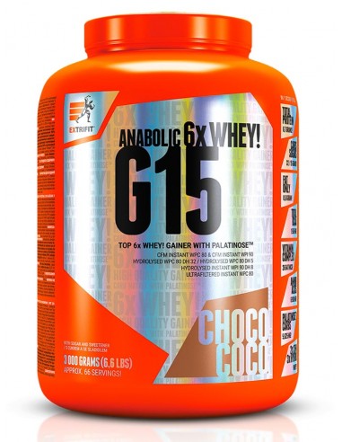 G15 ANABOLIC GAINER 3KG EXTRIFIT