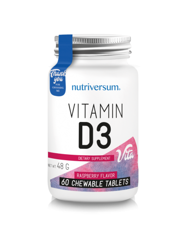 VITAMINE D3 4000UI A CROQUER 60TAB NUTRI