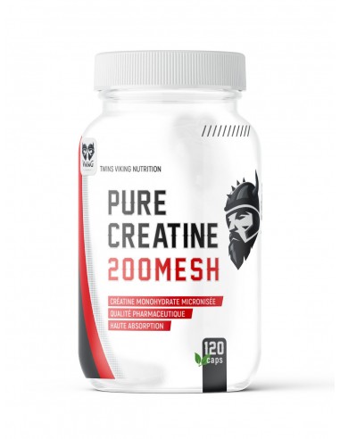 PURE CREATINE 200MESH 120CAPS TWINS VIKI