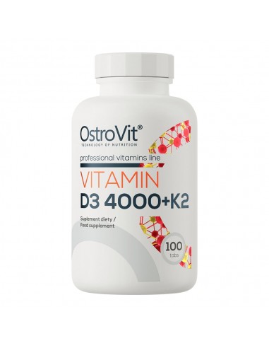 VITAMINE D3 4000UI K2 100TABS OSTROVIT