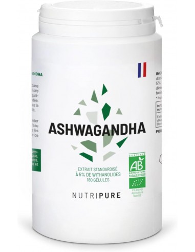 ASHWAGANDHA BIO KSM66 180CAPS NUTRIPURE
