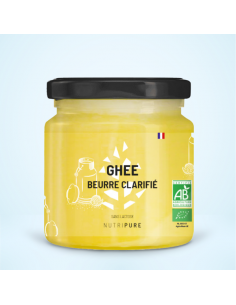 BEURRE DE GHEE - Beurre clarifié Bio 300G NUTRIPURE