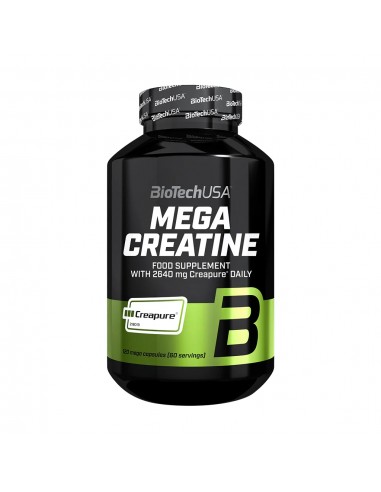 MEGA CREATINE CREAPURE 120CAPS BIOTECH