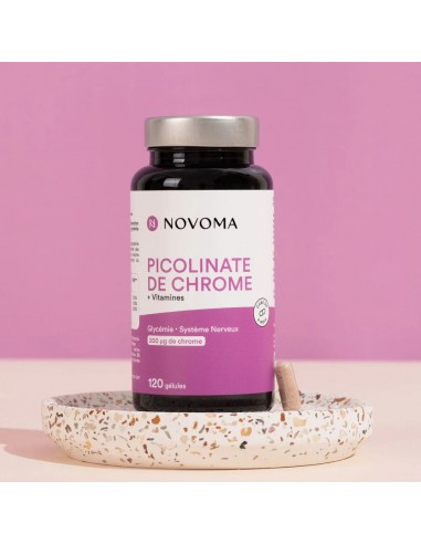PICOLINATE DE CHROME 120CAPS NOVOMA