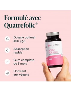ACIDE FOLIQUE 90CAPS NOVOMA 2