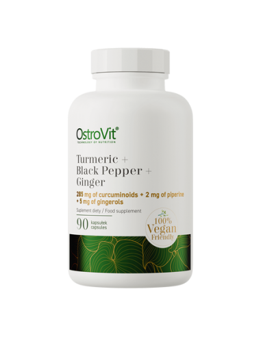 TURMERIC BLACK PEPPER GINGER 90CAPS...