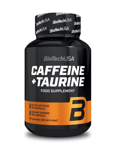 CAFFEINE + TAURINE 60CAPS BIOTECH