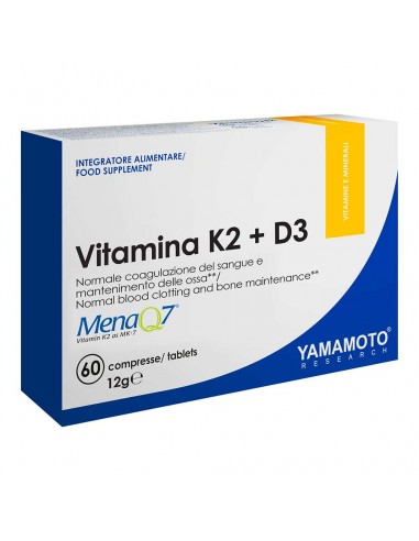 VITAMINE K2 D3 60TABS YAMAMOTO NUTRITION