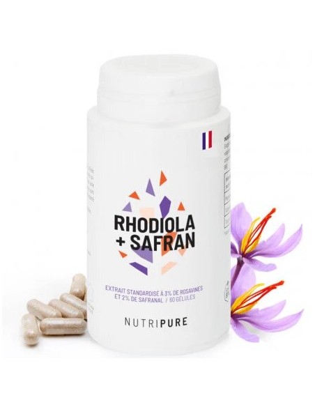 rhodiola safran anti stress nutripure