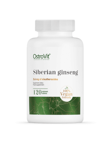 GINSENG SIBERIEN VEGAN 120TABS OSTROVIT