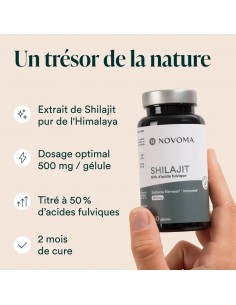 SHILAJIT 60CAPS NOVOMA 2