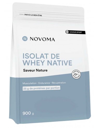 ISOLAT WHEY NATIVE 900G NOVOMA