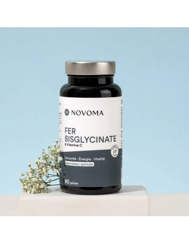 FER BISGLYCINATE BREVETE 90CAPS NOVOMA