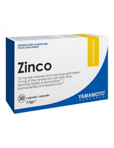ZINC 30CAPS YAMAMOTO NUTRITION